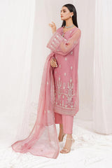 Mersin by Esra Stitched 2 Piece Festive Organza Collection'2022-ME-01-Pink