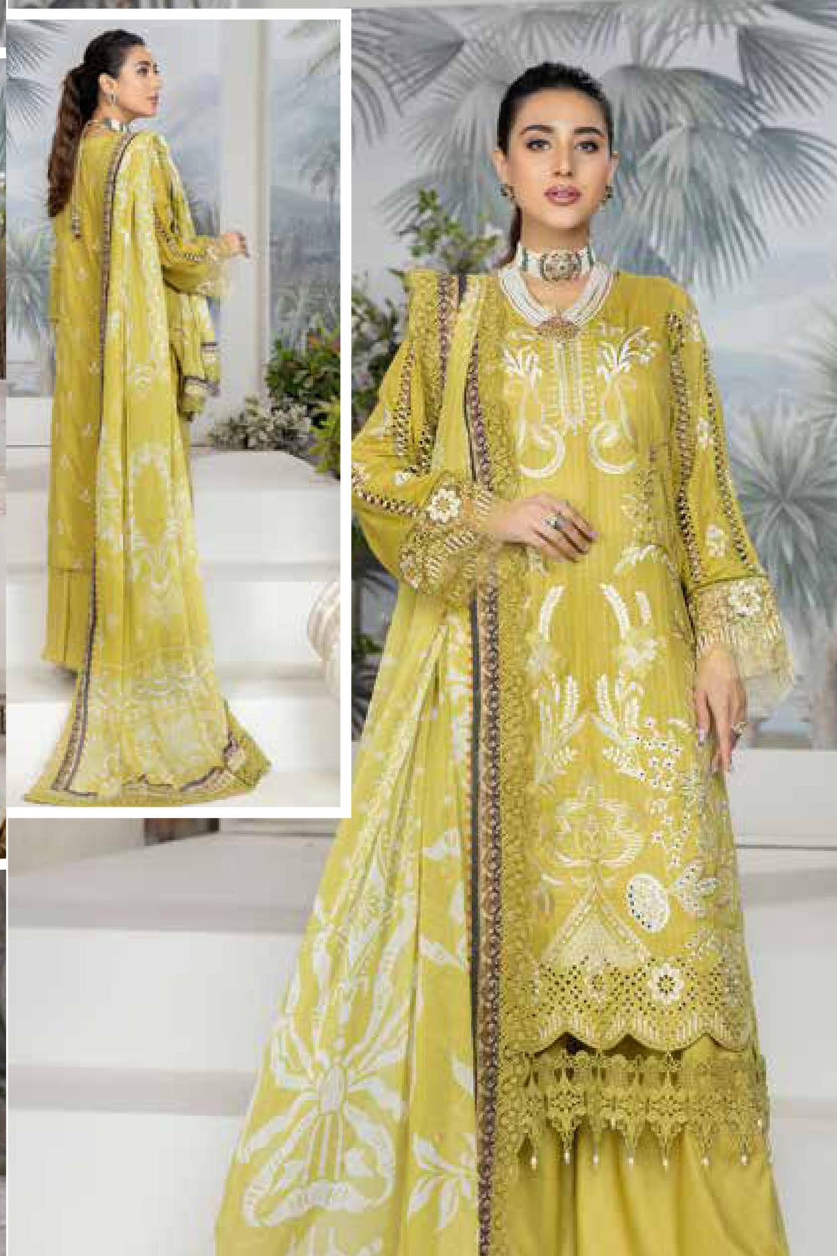 Sehar by Marjjan Unstitched 3 Piece Emb Lawn Collection'2022-MEL-11-B