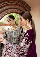 Husn-e-Ara by Maryam N Maria Unstitched 3 Piece Velvet Collection'2021-MFD-0060