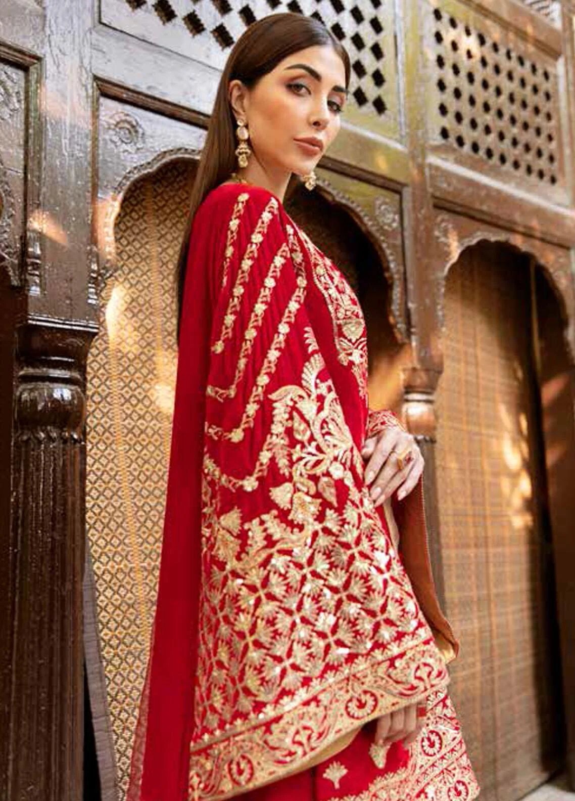 Husn-e-Ara by Maryam N Maria Unstitched 3 Piece Velvet Collection'2021-MFD-0062