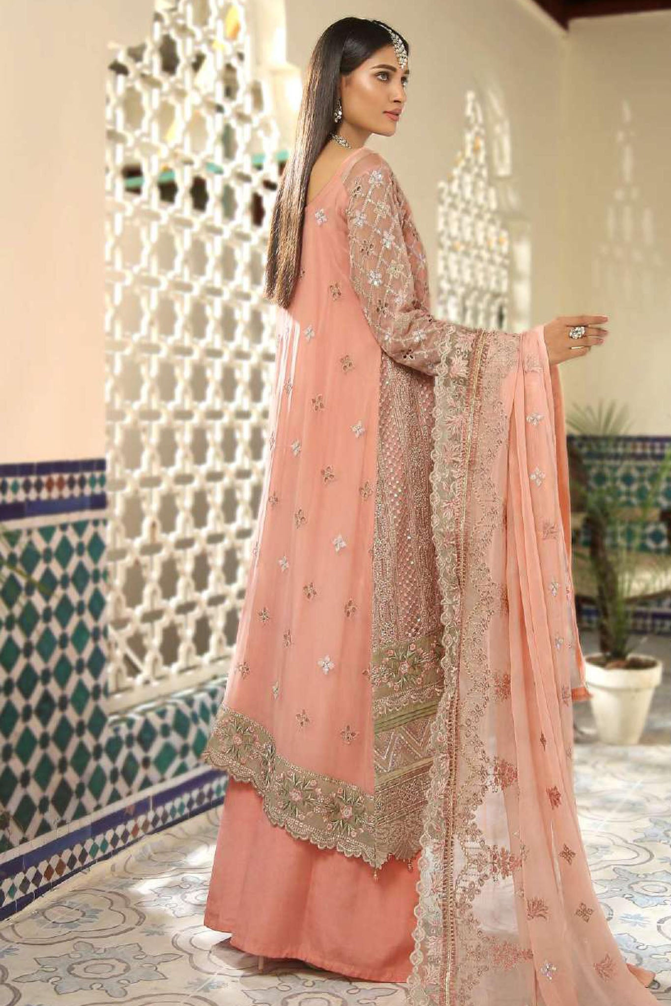 Maryam's Unstitched 3 Piece Gold Formal Vol-09  Collection'2022-MG-104