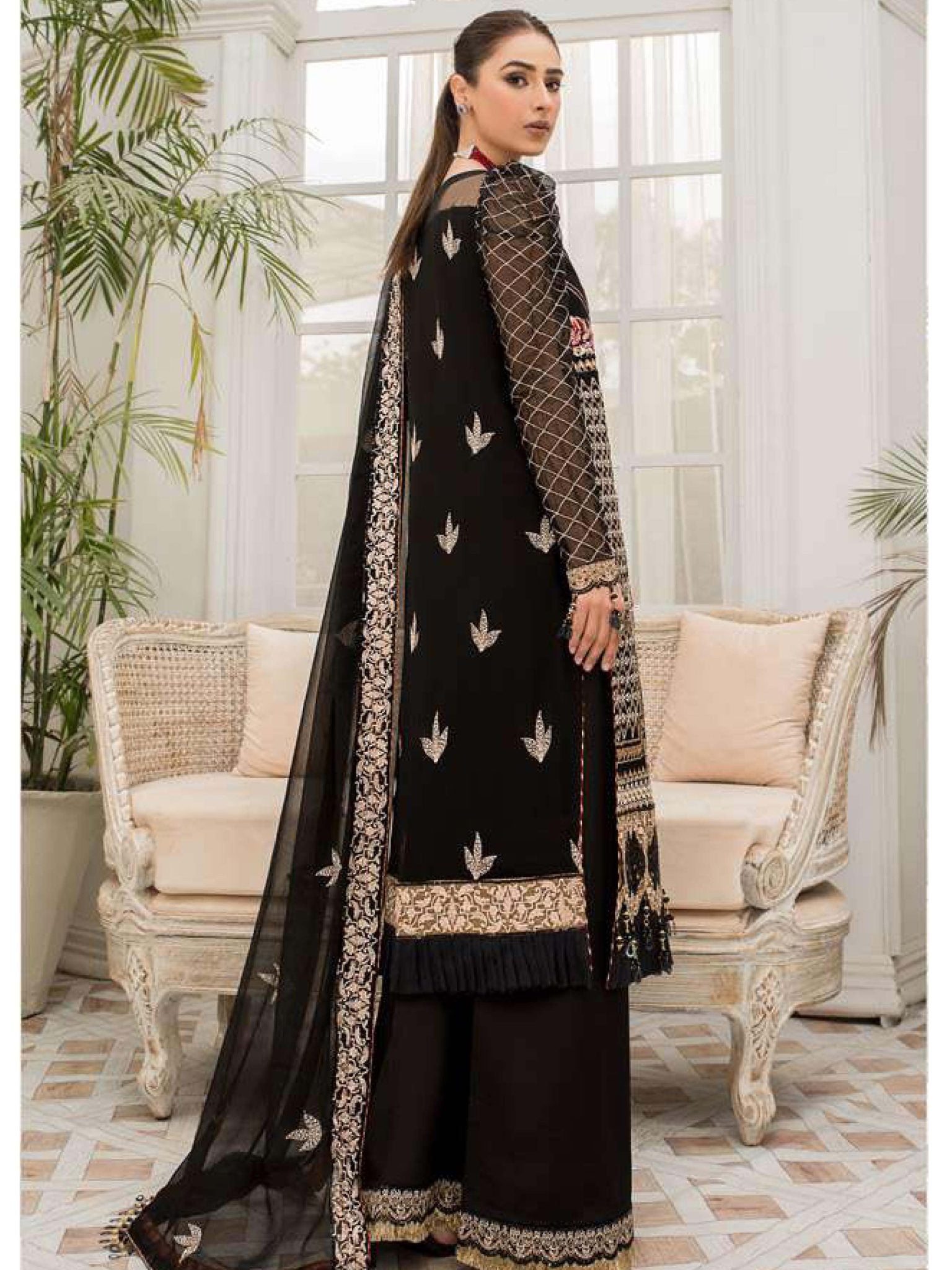 Maryam's Unstitched 3 Piece Gold Vol-08 Collection'2022-MG-86
