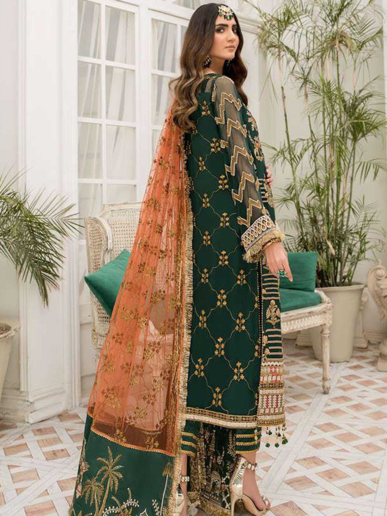 Maryam's Unstitched 3 Piece Gold Vol-08 Collection'2022-MG-89