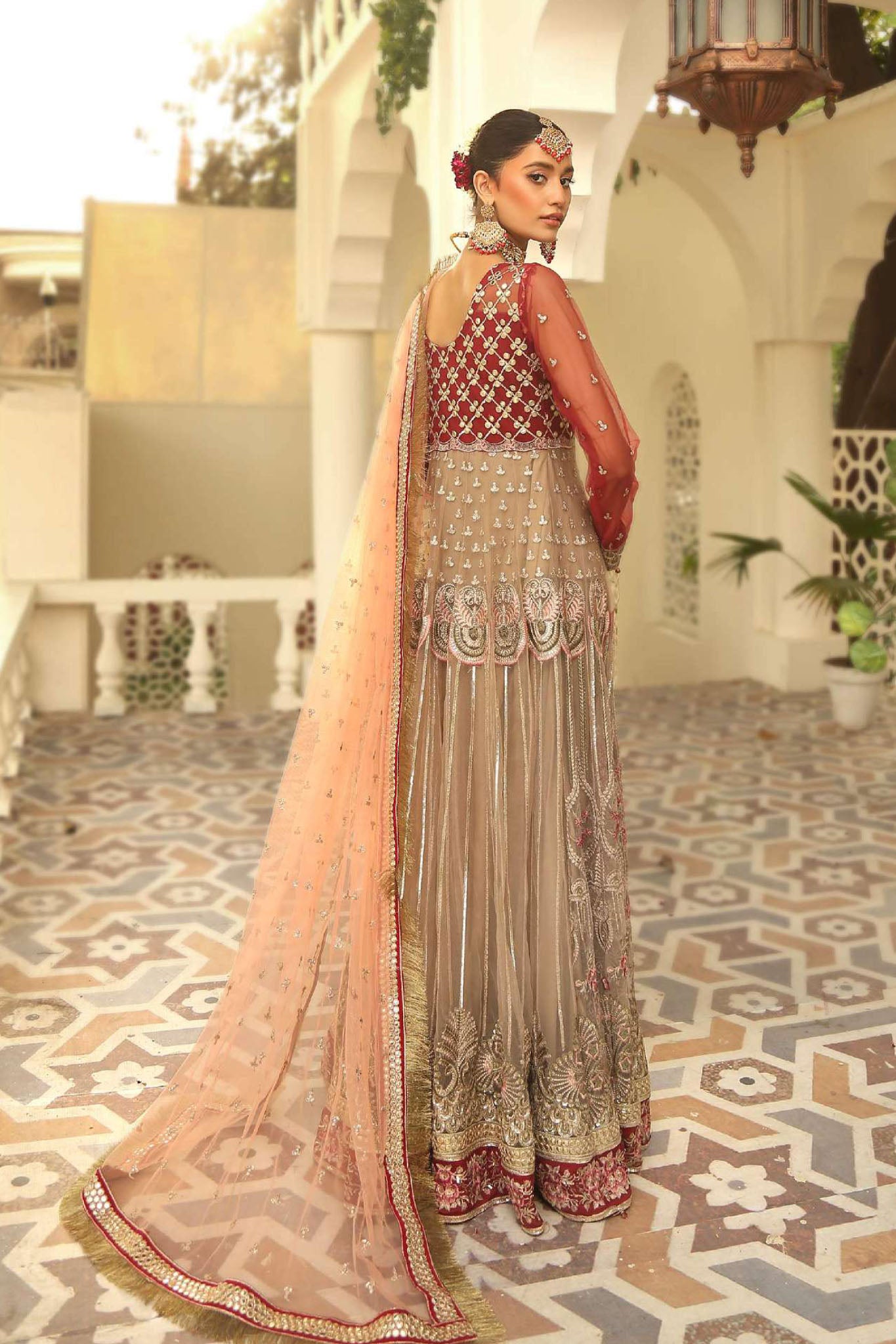 Maryam's Unstitched 3 Piece Gold Formal Vol-09  Collection'2022-MG-95