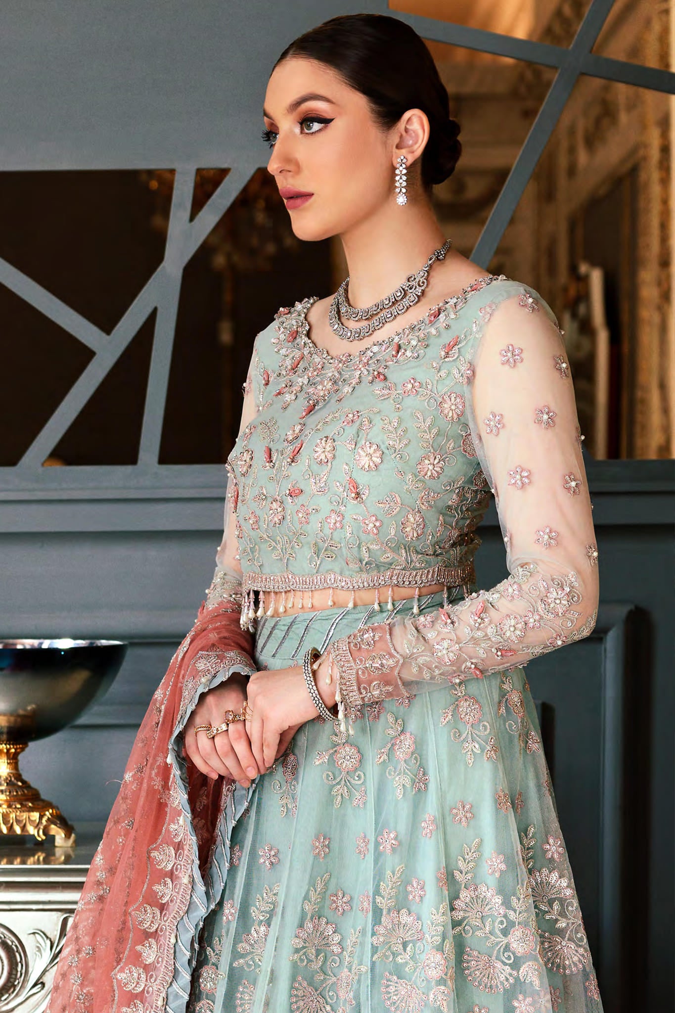 Mirha by Emaan Adeel Unstitched 3 Piece Wedding Collection'2022-MH-02