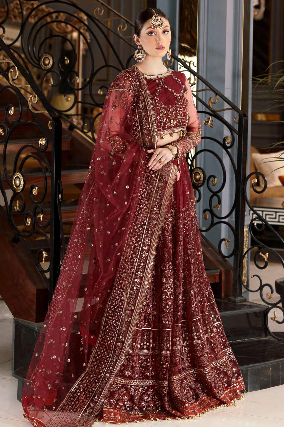 Mirha by Emaan Adeel Unstitched 3 Piece Wedding Collection'2022-MH-04