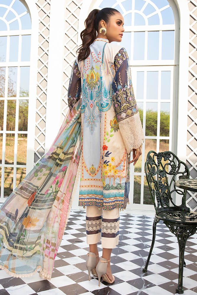Muscari Unstitched 3 Piece Embroidered Lawn Vol-02 Collection'2021-MPLC-104
