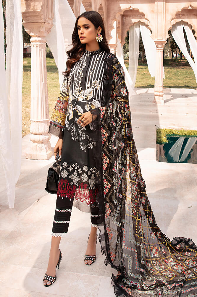 Muscari Unstitched 3 Piece Embroidered Lawn Vol-02 Collection'2021-MPLC-105