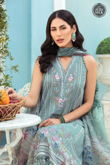Maria b M Print Unstitched 3 Piece Lawn Collection'2022-MPT-1301-B