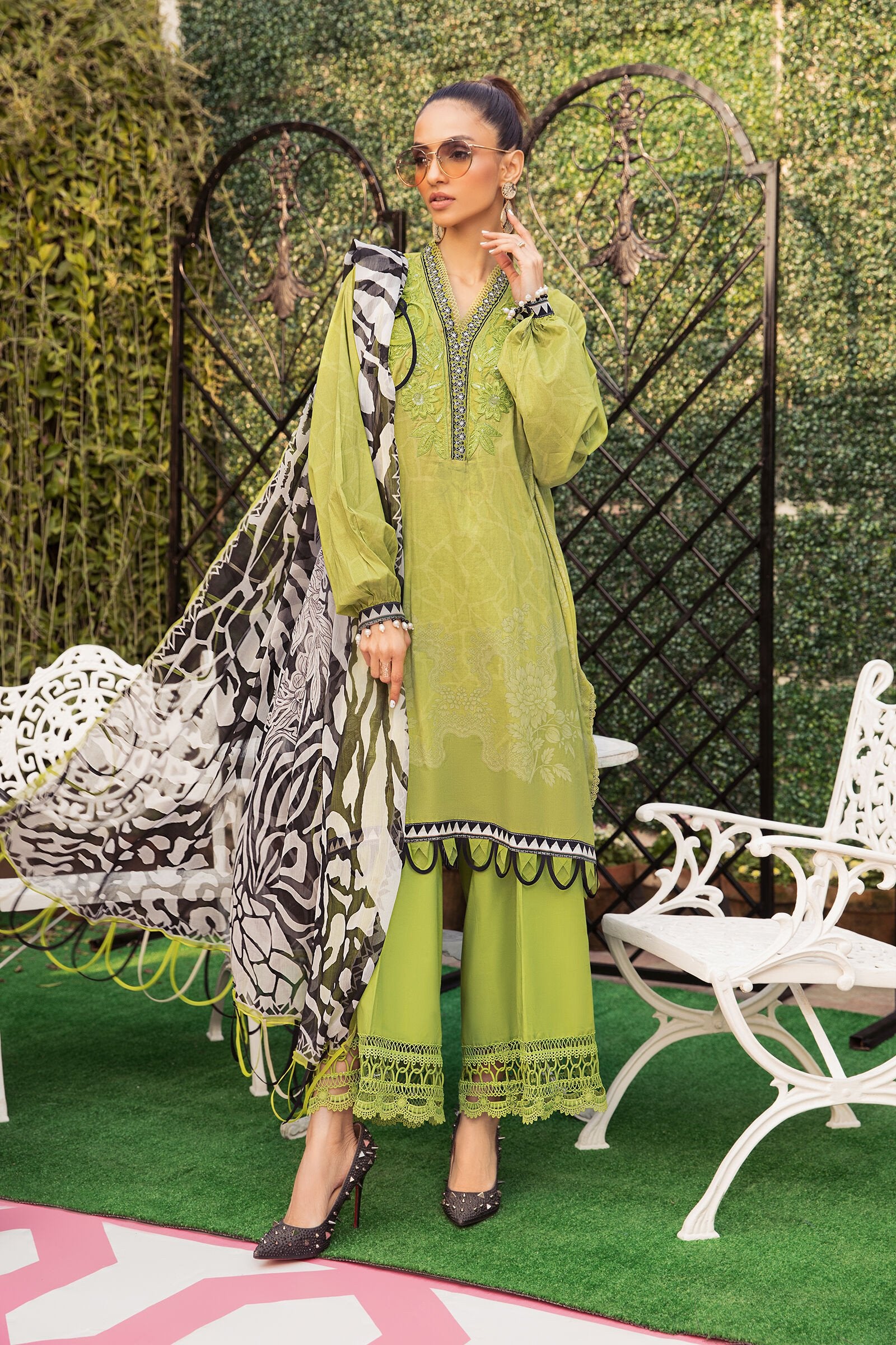 Maria b M Print Unstitched 3 Piece Lawn Collection'2022-MPT-1310-A