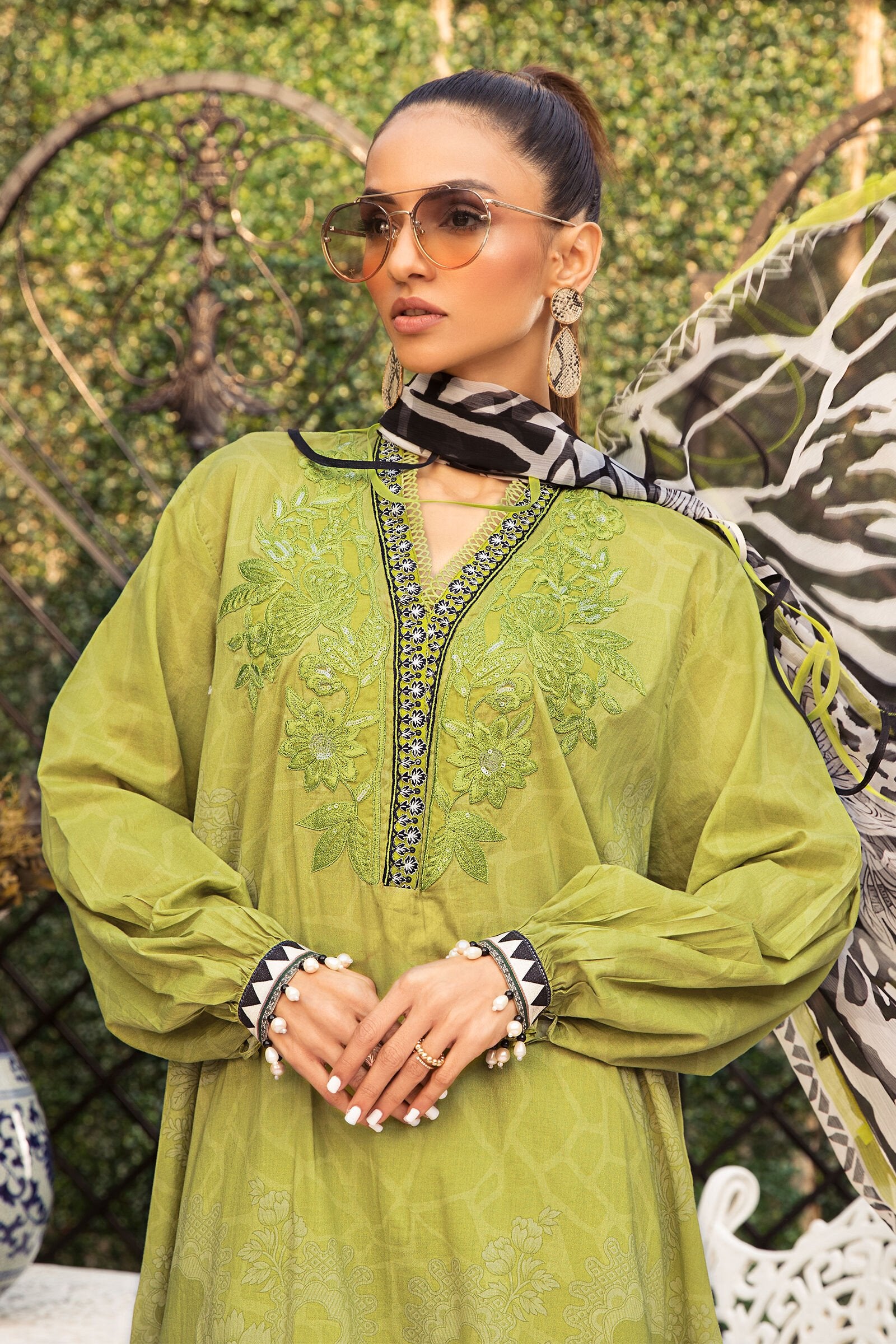 Maria b M Print Unstitched 3 Piece Lawn Collection'2022-MPT-1310-A