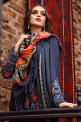 M Prints by Maria B Unstitched 3 Piece Winter Shawls Collection'2022-MPT-1602-B