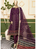 Bin Saeed Stitched 2 Piece Formal Chiffon Collection'2021-MSC-13-Purple
