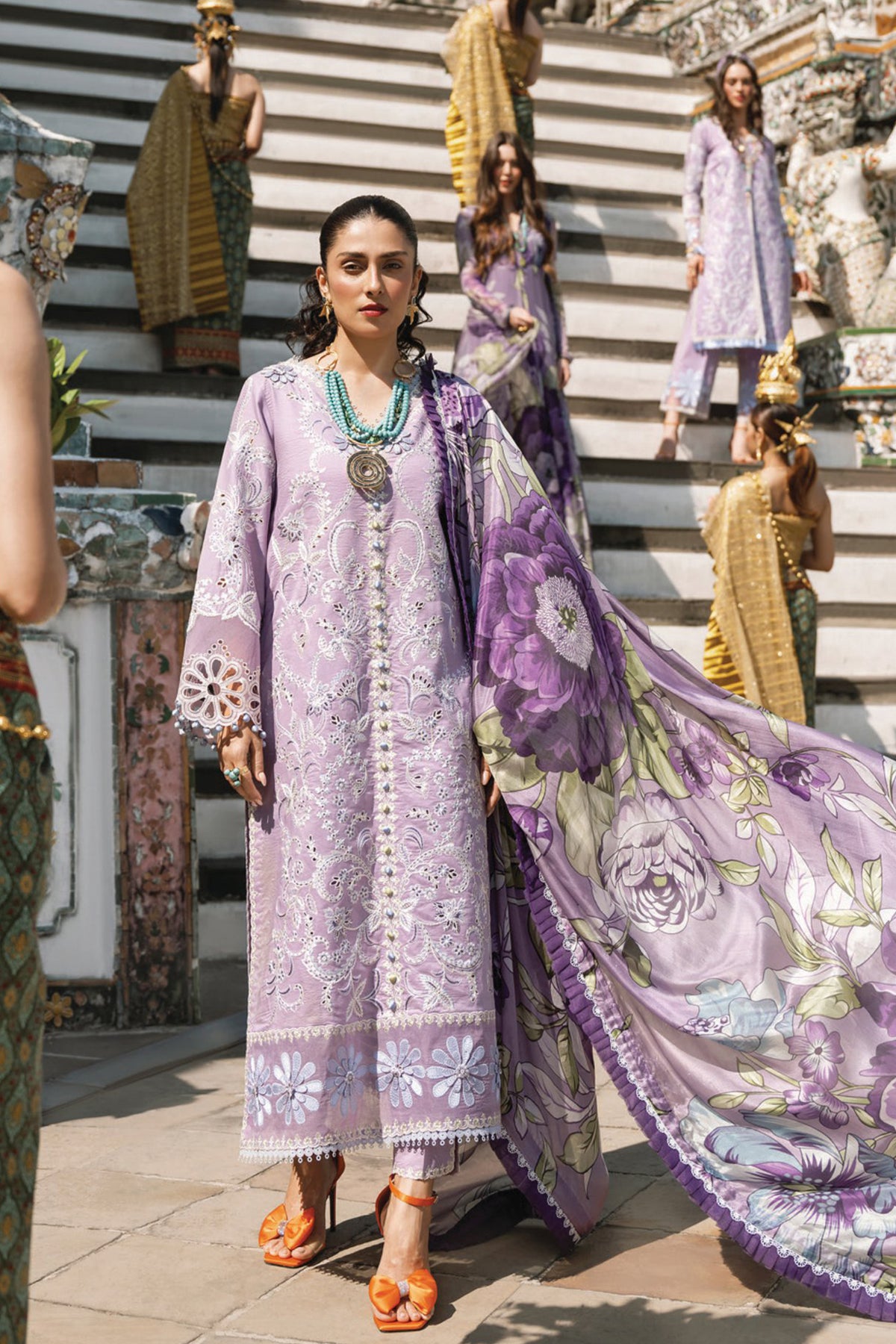 Lawana by Mushq Unstitched 3 Piece Luxury Lawn Collection'2023 MSL-23-03