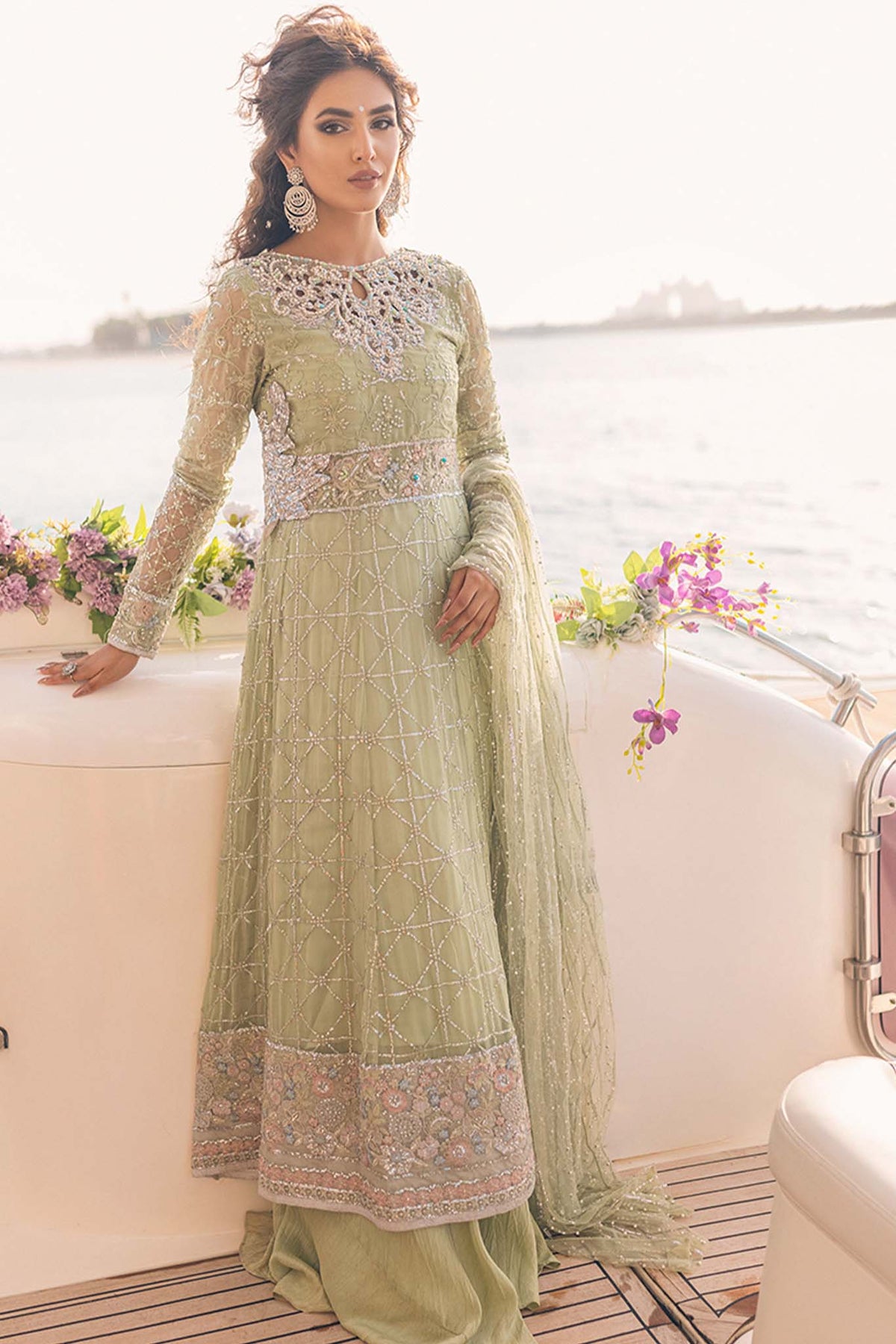 Mushq Monsoon Wedding Unstitched 3 Piece Luxury Collection'2022-MSQ22-03