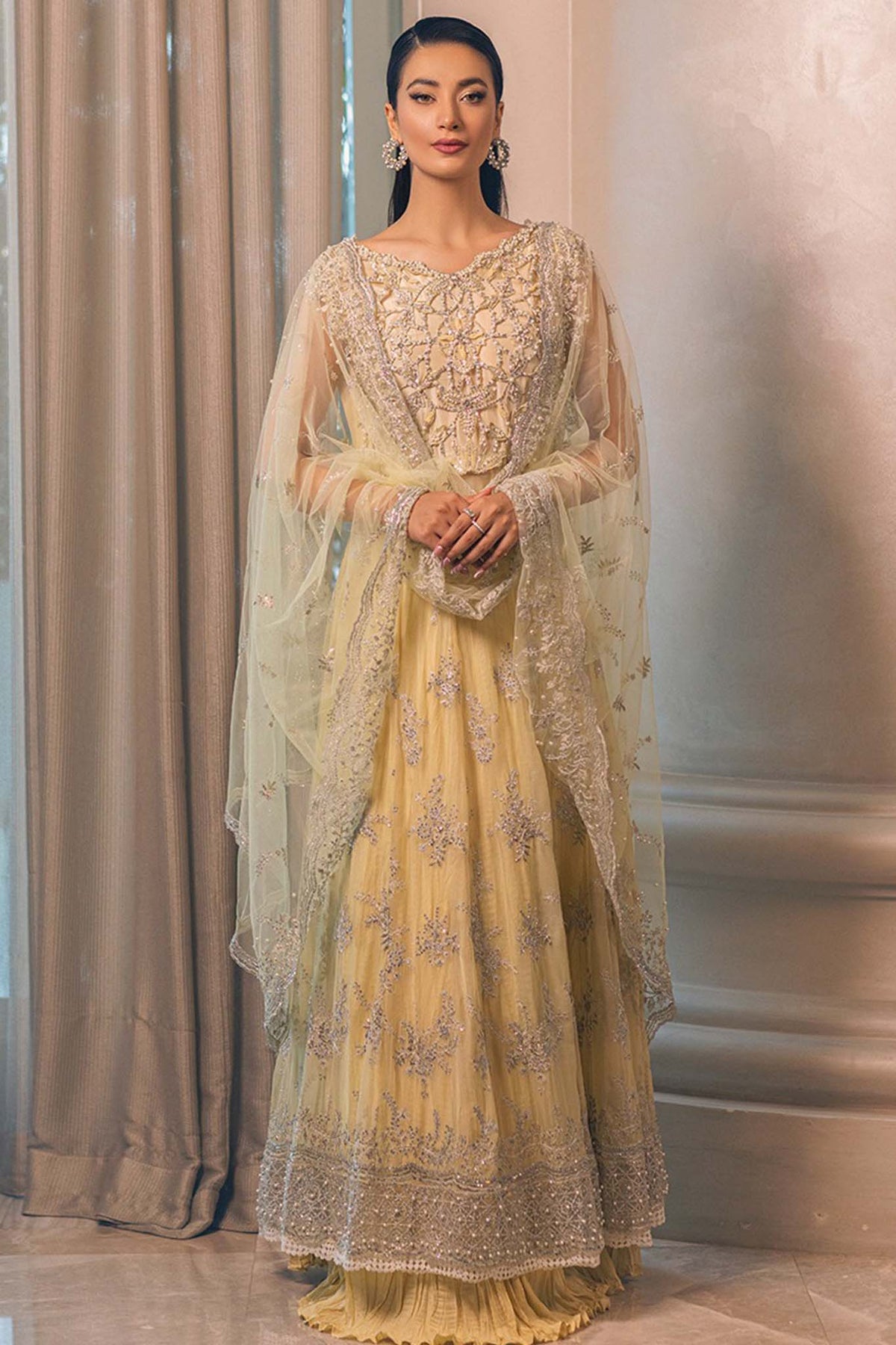 Mushq Monsoon Wedding Unstitched 3 Piece Luxury Collection'2022-MSQ22-07