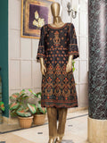 Bin Saeed Stitched Embroidered Silk Frock Collection'2021-MSS-4023-Black
