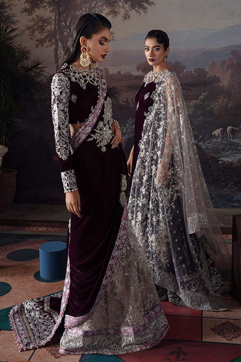 Tehzeeb by Mushq Unstitched 3 Piece Luxury Velvet collection'2021-MV21-08-Ayleen