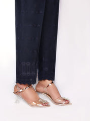 Sada Bahar Stitched Chikankari Emb Pret Cotton Trouser Collection'2022-TR-CK-N.Blue