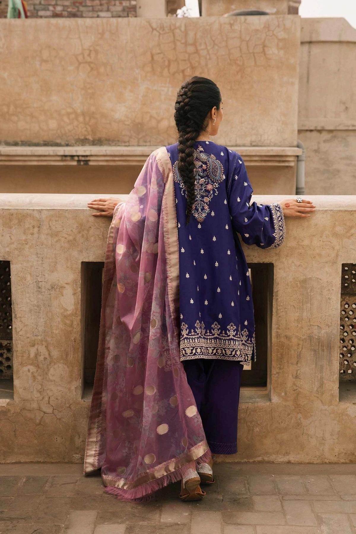 Zara Shahjahan Unstitched 3 Piece Eid Luxury Lawn Collection'2022-D22-Naaz-B