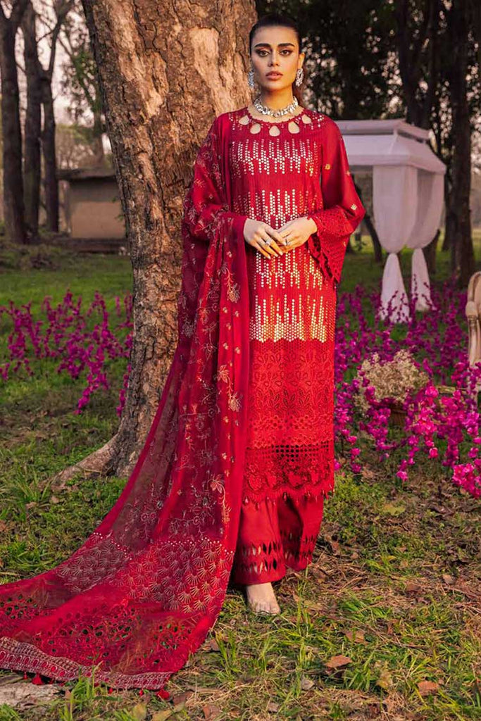 Blooming by Nureh Unstitched Exclusive Luxury Lawn Collection'2022-NI-28