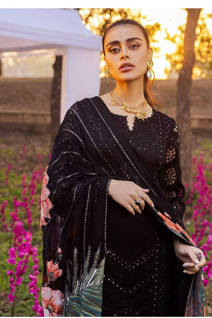 Blooming by Nureh Unstitched Exclusive Luxury Lawn Collection'2022-NI-34