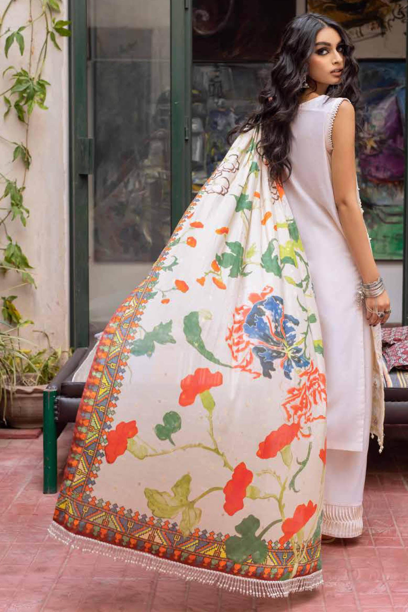 Maya by Nureh Unstitched 3 Piece Lawn Collection'2022-NS-37