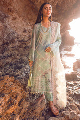 Maya by Nureh Unstitched 3 Piece Embroidered Lawn Collection'2022-NS-58