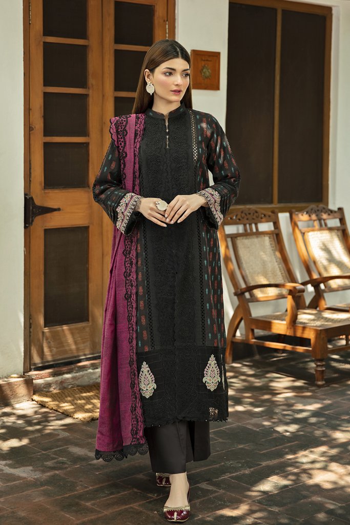 Qline by Qalamkar Unstitched 3 Piece Linen Collection’2021-NW-03