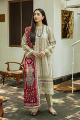 Qline by Qalamkar Unstitched 3 Piece Linen Collection’2021-NW-05