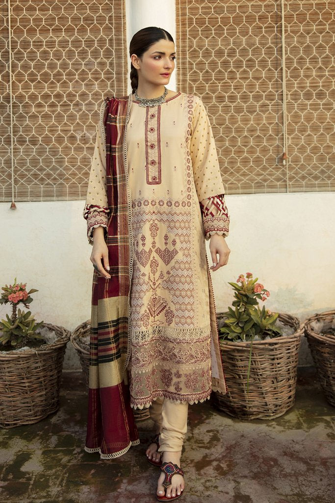 Qline by Qalamkar Unstitched 3 Piece Linen Collection’2021-NW-06