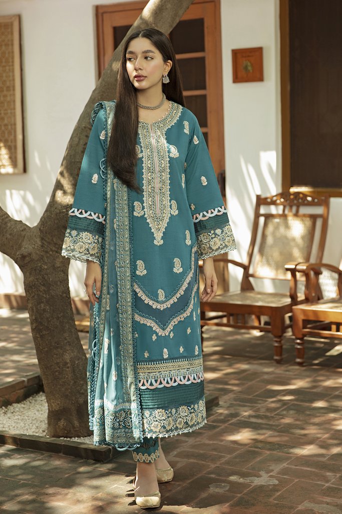 Qline by Qalamkar Unstitched 3 Piece Linen Collection’2021-NW-15