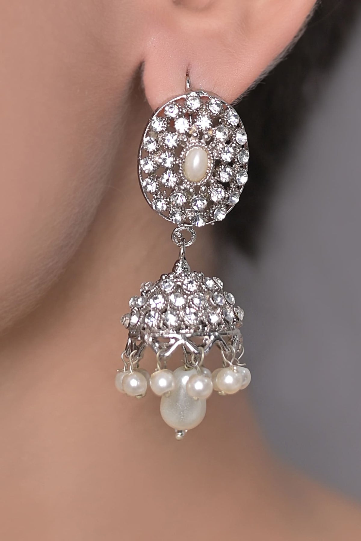 Earrings OLJ-162-Silver