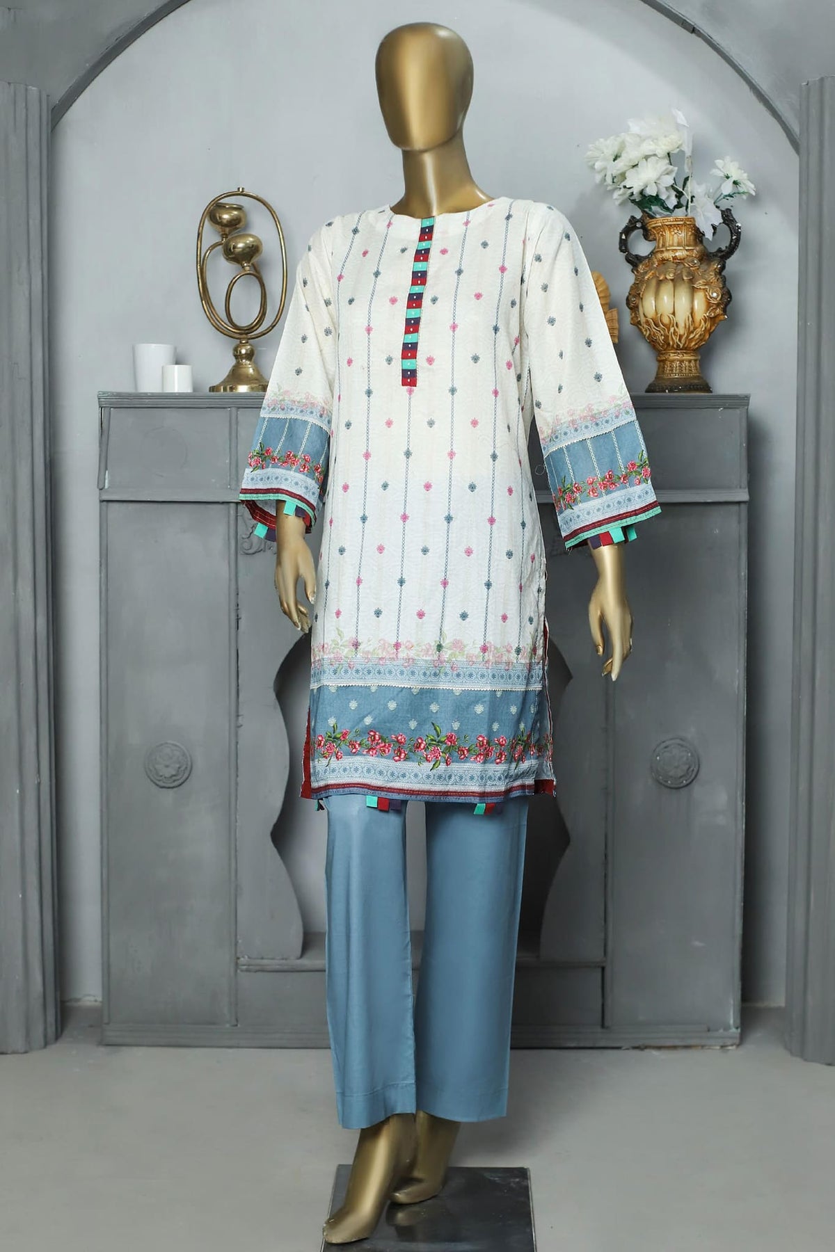 Oswah Women by Suntex Fabrics Stitched Printed Lawn Shirts Collection'2022-OS-2243