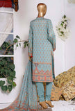 HZ-Unstitched 3 Piece Premium Lawn CH-03 Collection'2021-PEL-1026