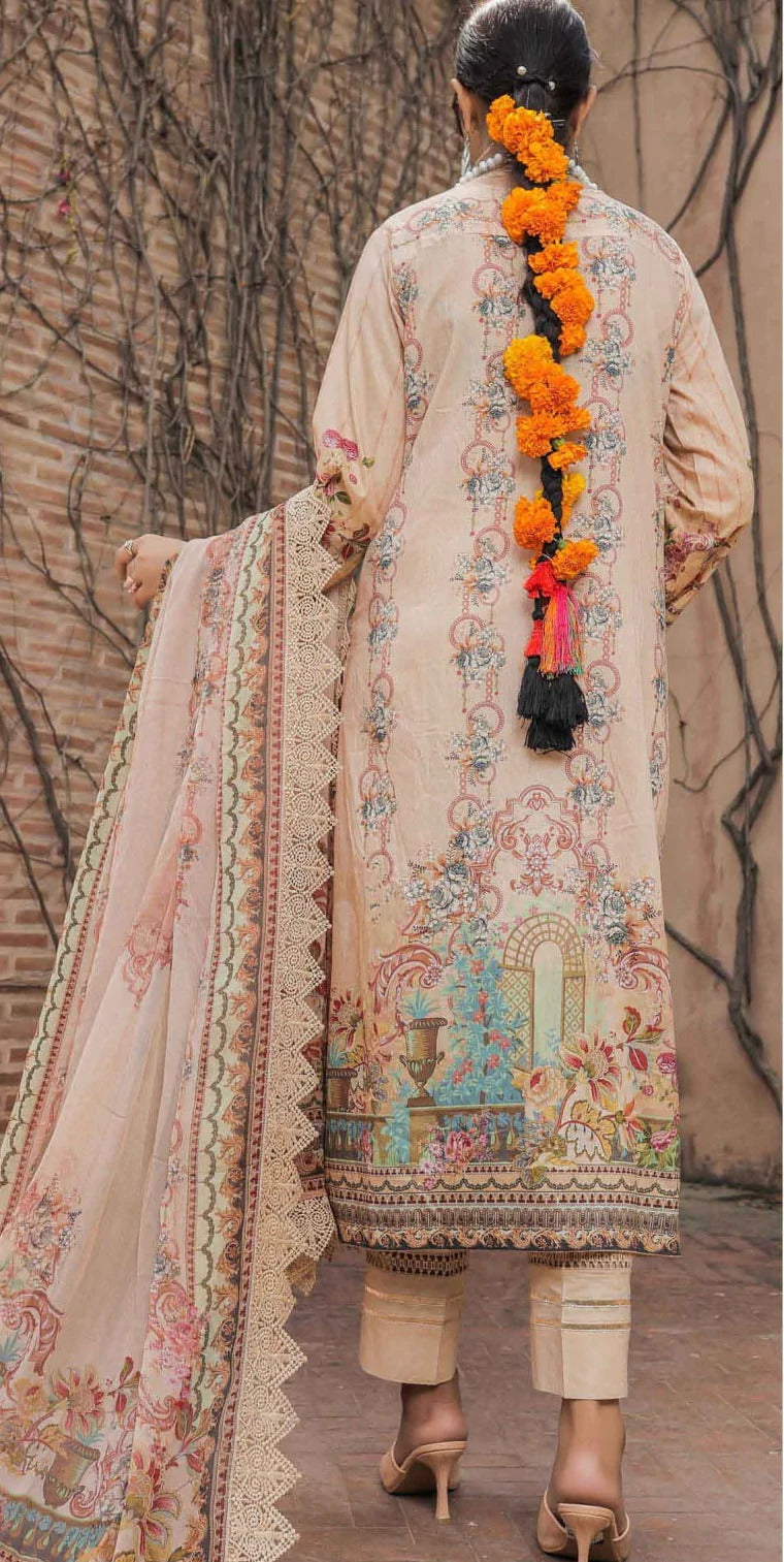 Pankhari by Amna Khadija Unstitched 3 Piece Luxury Lawn Festive Collection'2022-PFL-07