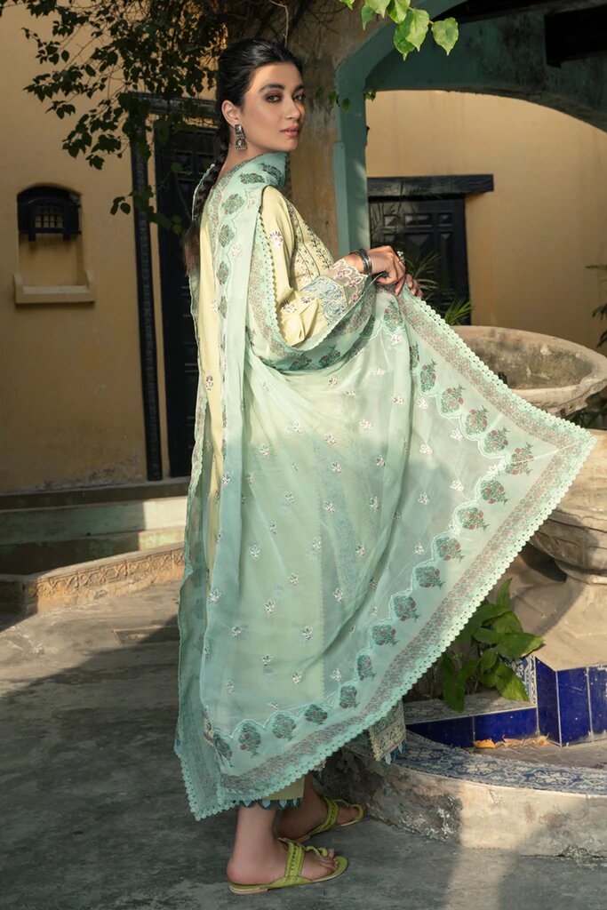 Qline by Qalamkar Unstitched 3 Piece Lawn Collection'2022-QB-04-Zoe