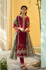 Qline by Qalamkar Unstitched 3 Piece Lawn Collection'2022-QB-05-Anna