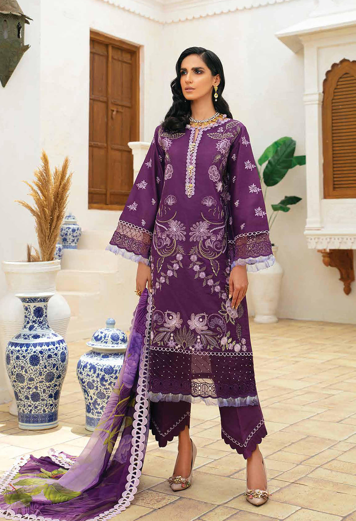 Roheenaz Unstitched 3 Piece Spring Summer Vol-01 Collection'2022-RNZ-01-A