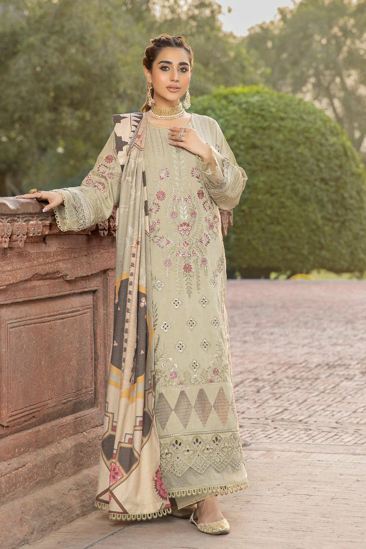 Rangoon by Marjjan Unstitched 3 Piece Embroidered Wool Collection'2022-RWS-49