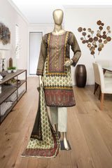 Shomi Infinty 3 Piece Stitched Printed Lawn Collection'2021-D-08-Fawn