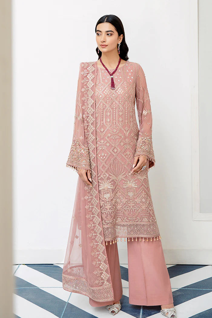 Safeera by Flossie Unstitched 3 Piece Embroidered Chiffon Vol-11 Collection'2022-S-1101