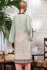 Bin Saeed Stitched Pret Embroidered Lawn Shirts Collection'2022-L-030-Pista