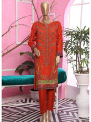 Sada Bahar Stitched Silk Pret Kurti Vol-02 Collection'2021-S-03-Rust