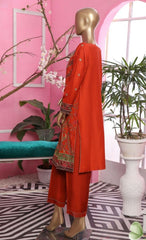 Sada Bahar Stitched Silk Pret Kurti Vol-02 Collection'2021-S-03-Rust