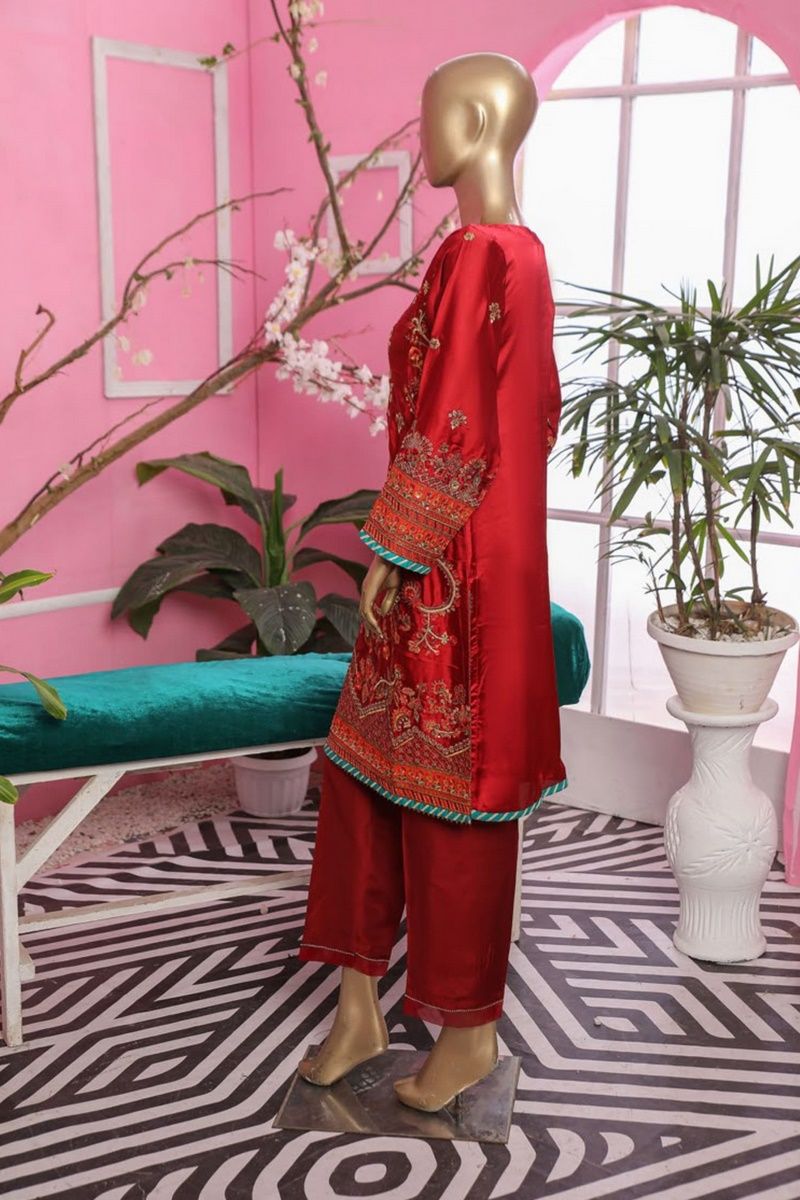Sada Bahar Stitched Silk Pret Kurti Vol-02 Collection'2021-S-05-Maroon