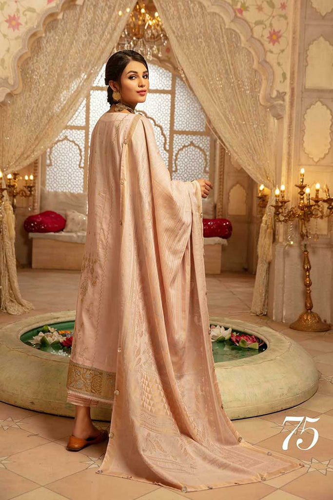 Shaista Premium Unstitched Plain Embroidered Lawn Collection'2022-SELC-75