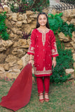 Shanzey Kid’s Stitched 3 Piece Formal Collection'2021-SHK-21322-Red