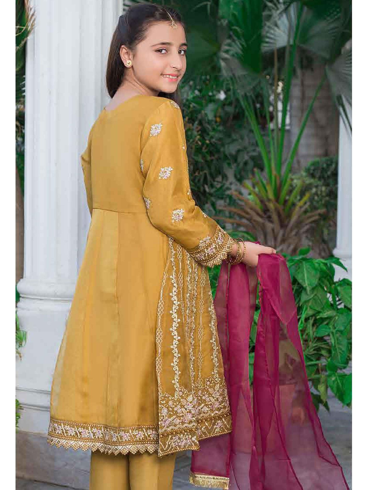 Shanzey Kid’s Stitched 3 Piece Formal Collection'2021-SHK-21331-Mehndi