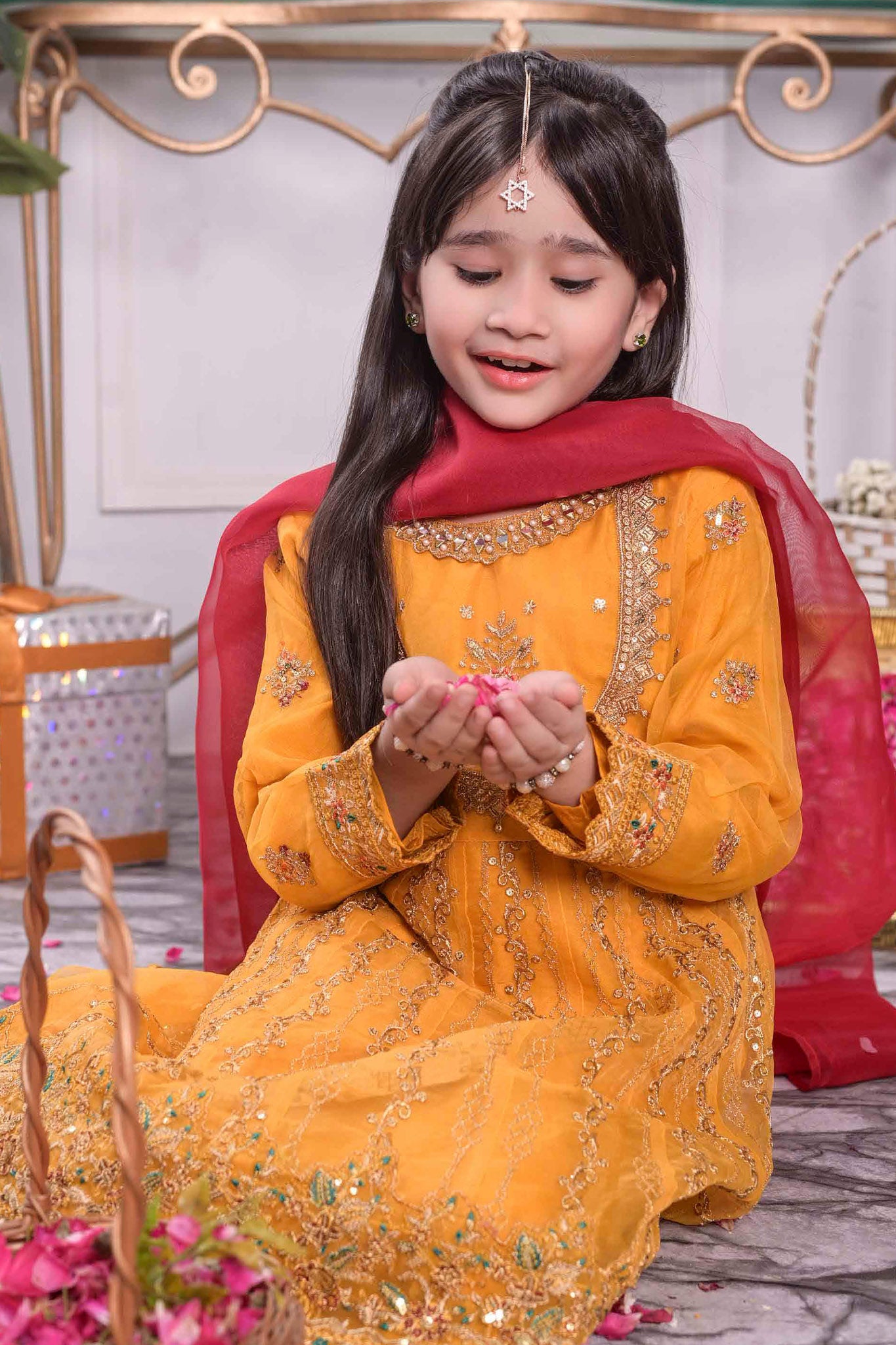Meethi Eid by Shanzey Stitched 3 Piece Kids Pret Formal Collection'2022-SHK-505-Mustrad